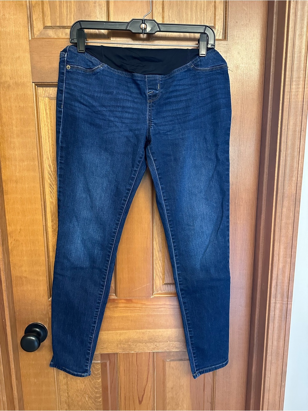 Isabel Maternity by Ingrid & Isabel Dark Blue Skinny Jeans Size 4